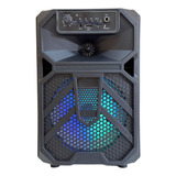 Caixa Bluetooth 800w Super Potente C/ Karaoke Mic Rgb Novo