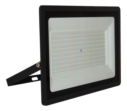 Reflector Proyector Led Movil Exterior 200w Luz Fria Calida Carcasa Negro Luz Frío