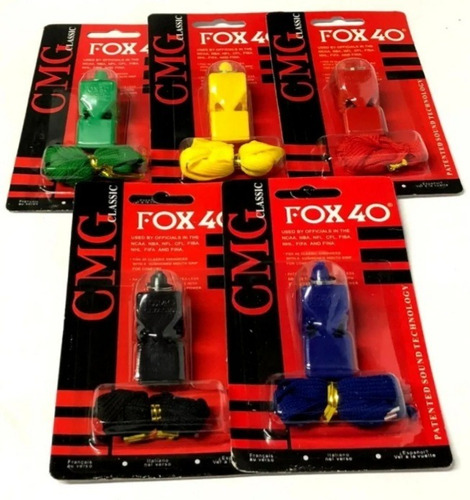 Silbato Fox 40 Classic Original Profesional Arbitro Futbol