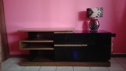 Rack Mueble Tv, Negro Café