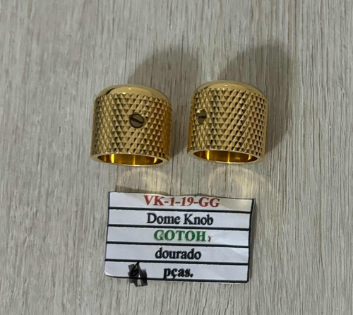 Knob Gotoh Dourado (dois) Nunca Usados