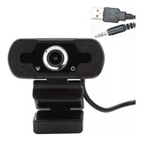 Camara Webcam Usb Con Micrófono Teletrabajo Videoconferenci Color Negro-240098 C56