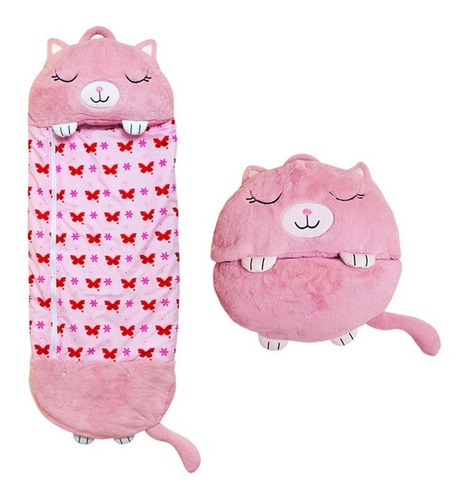 Saco De Dormir Infantil Almohada Peluche Invierno