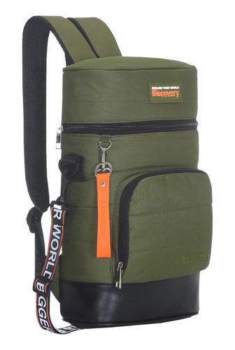 Bolso Matero Mochila Discovery 2 En 1 Termo Mate Reforzado