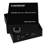 Extensor Hdmi 120 Metros 120m Conversor Rj45 Ip Cat 5e/ 6