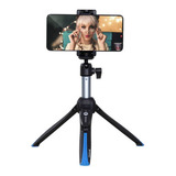 Mini Tripé Benro Bk15 Com Pau De Selfies Para Foto E Video