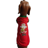 Roupa Roupinha Pet Cachorro Cão Natal Papai Noel Vermelho