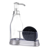 Dispenser De Jabon Silver & Clear 400ml