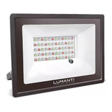 Refletor Led Smart 50w Preto Bivolt Rgb Lumanti 110v/220v