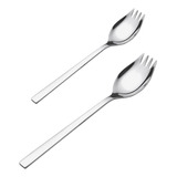 Cuchara Para Ensalada Spork Spoons, Mango Largo, Para Uso Do