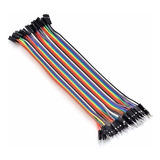 Pack 40 Cables Dupont Macho Hembra 20 Cm Protoboard -- A0159