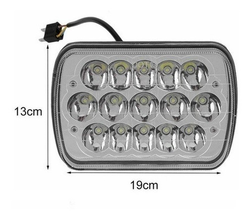 Faro Led Avec 45w De 7x6 Adaptables, Jeep Cherokee Wrangler Foto 3