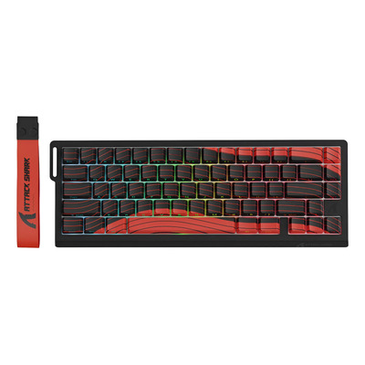 Teclado Gaming Inalámbrico Attack Shark X68pro He 60% Rgb | Envío gratis