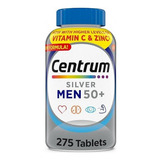 Centrum Silver Men Importado Eua Com 275 Tablets Homen
