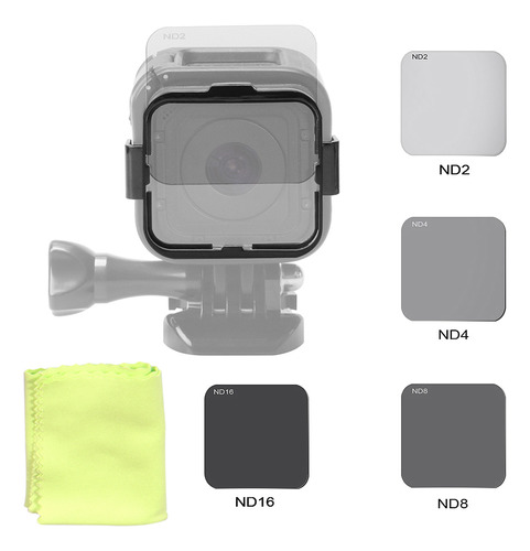 Kit De Lentes Gopro Holder Frame, Protector De Lente Cuadrad