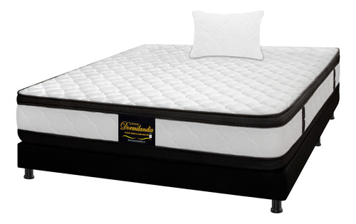 Combo Espumado Sencillo Malta + Base Cama + Almohadas