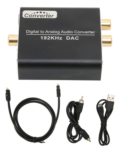 Convertidor De Adaptador Coaxial Óptico Digital A Analógico