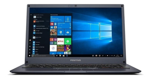 Notebook Positivo Motion I341tb Cinza 14 , Intel Core I3 4gb De Ram 1tb Hdd, Intel Graphics 1366x768px Windows 10 Home