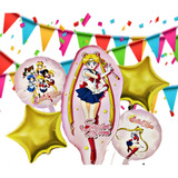 Sailor Moon Bouquet Fiesta Cumpleaños Decoración 5 Piezas 