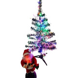 Papai Noel Musical + Árvore Artif+ 100 Leds Pré Black Friday