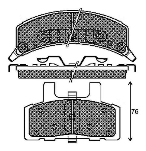 Pastillas Freno Para Gmc Yukon 1500 - 2500 94/ Delantera Ice Foto 2