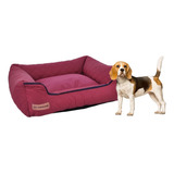 Cama Para Perro  Lavable Acolchada Grande