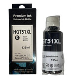 Tinta Negra Compatible Hp Gt51 Xl /gt52 Xl, Alto Rendimiento