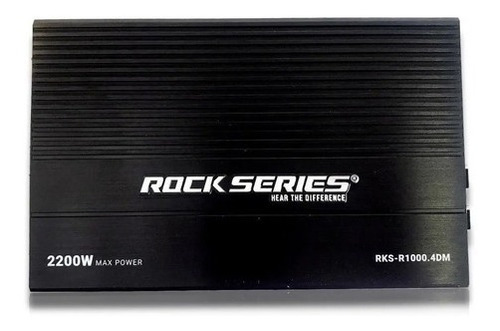 Amplificador 4 Canales 2200w Max Rock Series Rks-r1000.4dm 