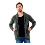 Cardigan Hombre Tejido Con Bolsillos Y Solapa  Art  461