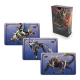 Set De 3 Tarjetas Amiibo Monster Hunter Rise