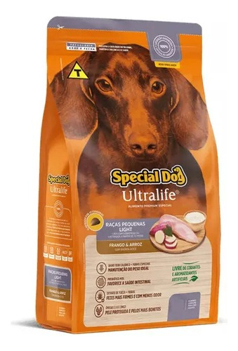 Special Dog Ultralife Pequenas Raças Frango/arroz Light 3kg