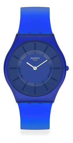 Reloj Swatch Skin Deep Acqua Ss08n102 Para Mujer Azul