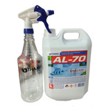 Combo Alcohol Bidón 5l. +pulverizador 1 Litro Súper Completo