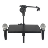 Clamp Bandeja Mesa P/ Pedestal Suporte De Microfone,descanso