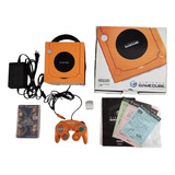 Nintendo Gamecube Orange Japones + 2 Control + 1juego + Caja
