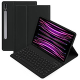 Funda Con Teclado Para Galaxy Tab S8 /s7 Sm X700 X706  Negro