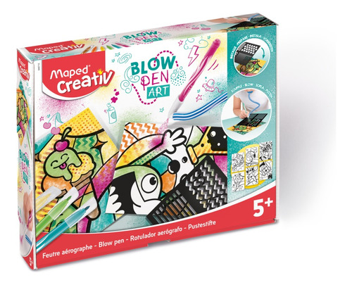 Juego Caja Pop Art Maped Craeativ Con Aerógrafo