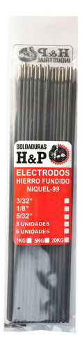 Electrodo De Soldadura  Niquel 99 1/8 (3.2mm)1 Kilo Fundido