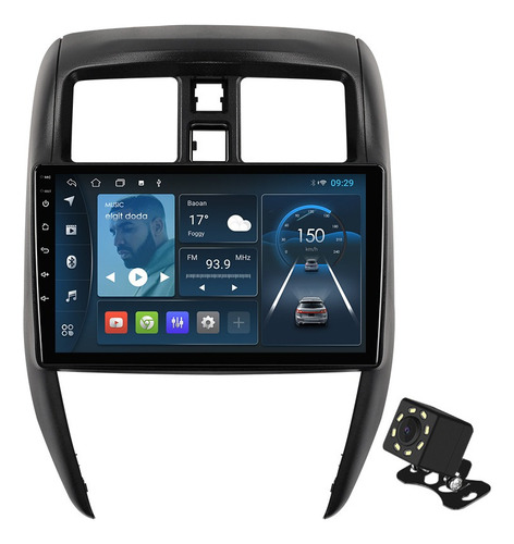 Estéreo 1+32gb Cámara Para Nissan Versa Sedan 2015-2019 Gps