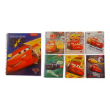 Cuaderno Universitario Proarte 100h 7mm Cars Disney Pack 10