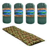 Kit 4 Colchonetes Acampamento Camping Solteiro 190x60 17693