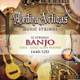 Encordado Medina Artigas Banjo 12 Cuerdas Dorado