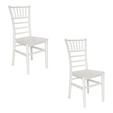 Set De 2 Sillas Tiffany Eventos Lounge Banquetes Resistente 