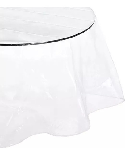 Mantel Protector Plástico Redondo 140cm Transparente/ Ekele