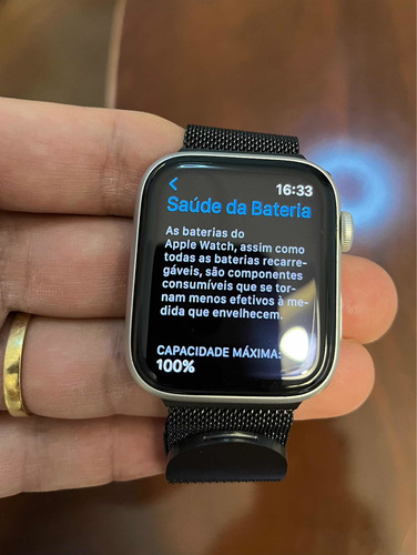 Apple Watch Nike Se (gps) 44mm Prata, Garantia Apple Care +