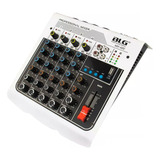 Mixer Dj BLG Mix- 400 De 4 Canais - Branco/preto