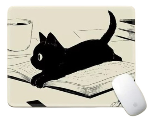 Mouse Pad Gatito Cute Cat Escritorio Antideslizante 26cm 