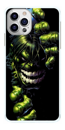 Capinha Hulk Abrindo Fundo Preto Capa De Celular