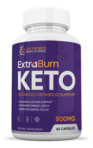 Pastillas Keto Extra Burn (60 Cápsulas) Hecho En Usa Sabor S/n