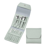 Manicura Y Pedicura Acero Inox 12pcs Portátil Set Manicura